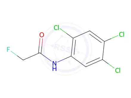 Chemical structure of 2-Fluoro-2',4',5'-trichloroacetanilide