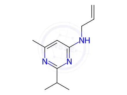 Chemical structure of N-allyl-2-isopropyl-6-methylpyrimidin-4-amine