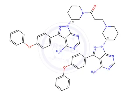 Chemical structure of Ibrutinib Impurity 317