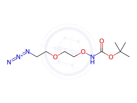 Chemical structure of t-Boc-Aminooxy-PEG1-azide