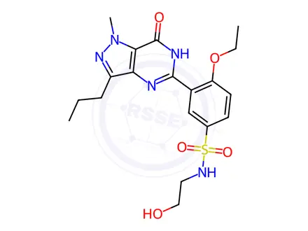 Chemical structure of Sildenafil Citrate Impurity 189