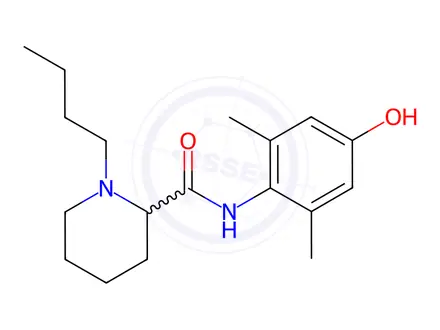 Chemical structure of 4’-Hydroxybupivacaine