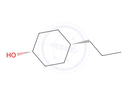 Chemical structure of cis-4-Propylcyclohexan-1-ol