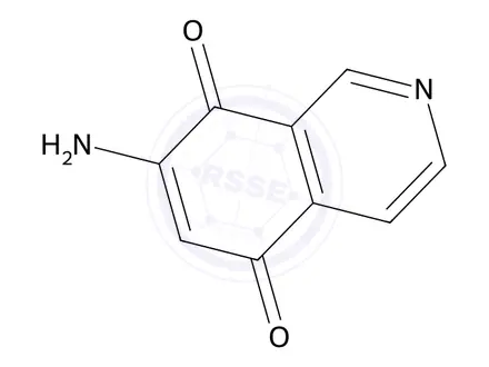Chemical structure of 7-Aminoisoquinoline-5,8-dione