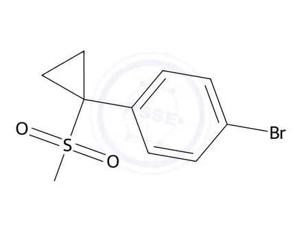 Chemical structure of 1-(4-Bromophenyl)cyclopropane-1-sulfonamide