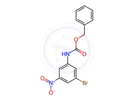 Chemical structure of Benzyl 3-bromo-5-nitrophenylcarbamate