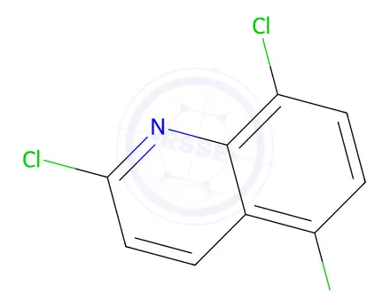 Chemical structure of 2,5,8-trichloroquinoline