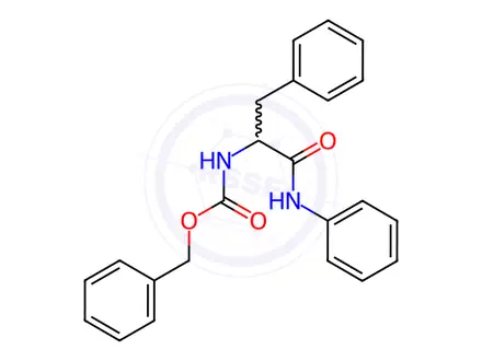 Chemical structure of Benzyl N-[2-Phenyl-1-(phenylcarbamoyl)ethyl]carbamate