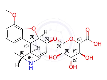 Chemical structure of Norcodeine O-beta-d-Glucuronide