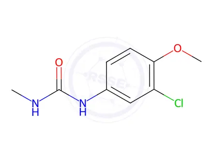 Chemical structure of Metoxuron-monomethyl 10 μg/mL in Ethyl acetate