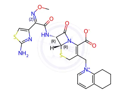 Chemical structure of Cefquinome