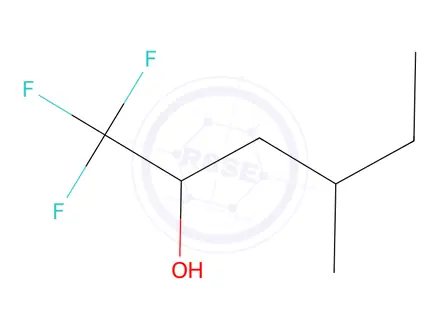 Chemical structure of 1,1,1-Trifluoro-4-methylhexan-2-ol
