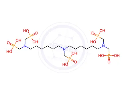 Chemical structure of Bis(hexamethylenetriaminepenta(methylenephosphonic acid))