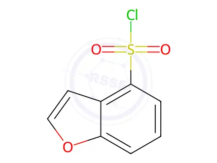Chemical structure of Benzofuran-4-sulfonyl chloride