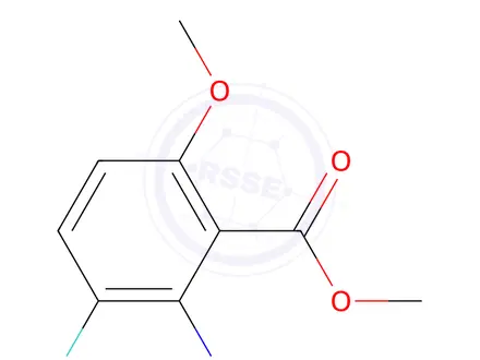 Chemical structure of Methyl 2-amino-3-fluoro-6-methoxybenzoate