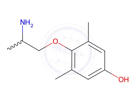 Chemical structure of P-Hydroxymexiletine