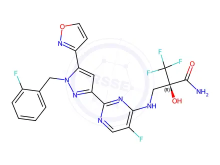 Chemical structure of Olinciguat