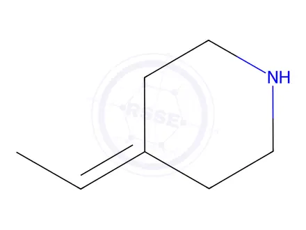 Chemical structure of 4-ethylidenepiperidine