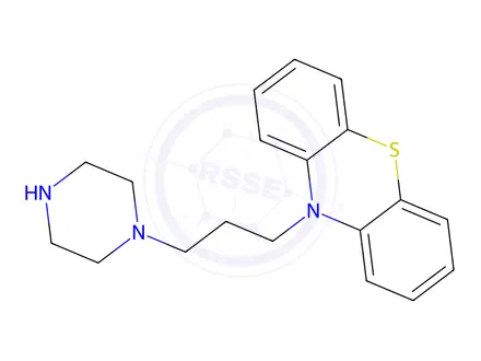 Chemical structure of 10-(3-(Piperazin-1-yl)propyl)-10H-phenothiazine