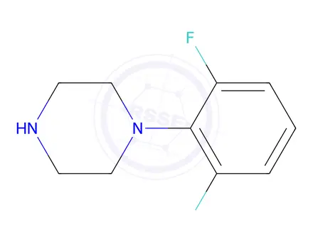 Chemical structure of 1-(2,6-difluorophenyl)piperazine