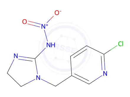 Chemical structure of Imidacloprid