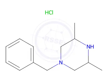 Chemical structure of (3S,5S)-1-Benzyl-3,5-dimethylpiperazine hydrochloride