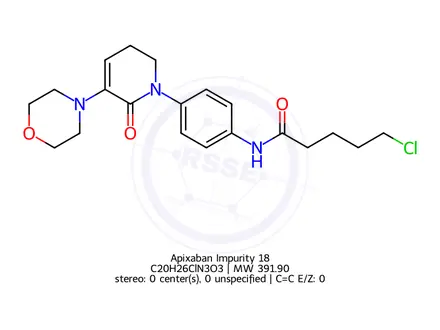 Chemical structure of Apixaban Impurity S2