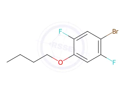 Chemical structure of 1-Bromo-4-butoxy-2,5-difluorobenzene