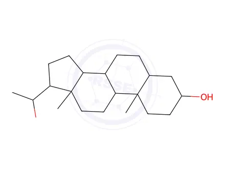 Chemical structure of 5α-Pregnane-3β,20(S)-diol