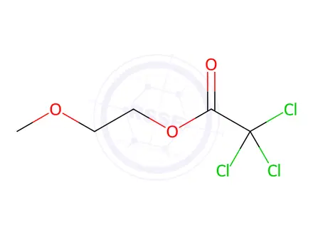 Chemical structure of 2-methoxyethyl 2,2,2-trichloroacetate