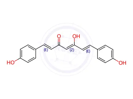Chemical structure of (1E,4Z,6E)-5-Hydroxy-1,7-bis(4-hydroxyphenyl)hepta-1,4,6-trien-3-one