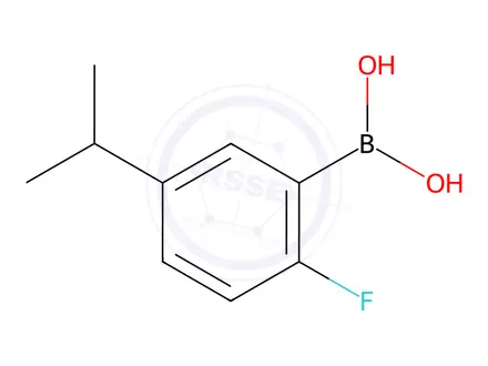 Chemical structure of (2-Fluoro-5-isopropylphenyl)boronic acid