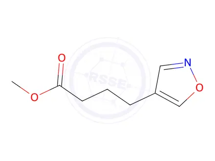 Chemical structure of 4-Isoxazolebutanoicacid,methylester(9CI)