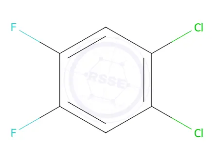 Chemical structure of 1,2-Dichloro-4,5-Difluorobenzene