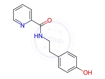 Chemical structure of n-[2-(4-hydroxyphenyl)ethyl]pyridine-2-carboxamide