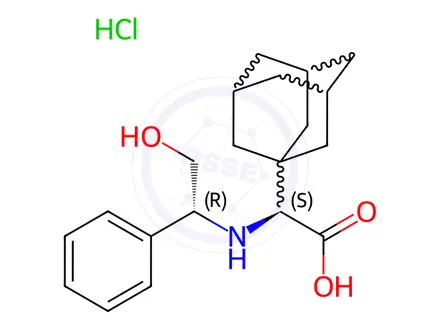 Chemical structure of Saxagliptin Impurity 40(Hcl)