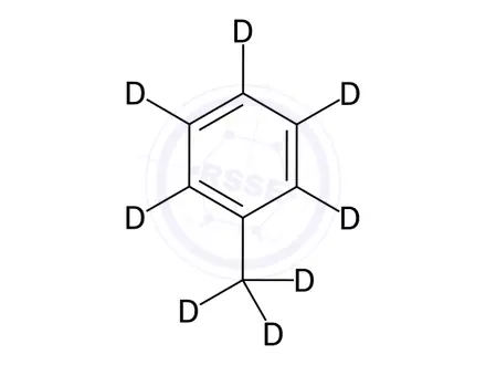 Chemical structure of Toluene-[D8]