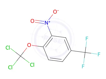 Chemical structure of 2-Nitro-1-(trichloromethoxy)-4-(trifluoromethyl)benzene