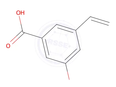Chemical structure of 3-Hydroxy-5-vinylbenzoic acid