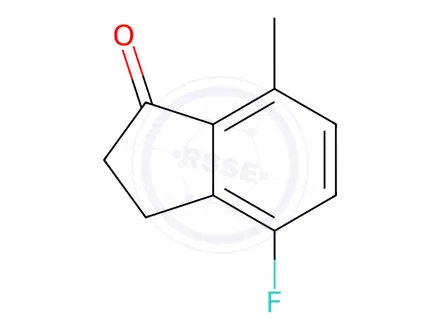 Chemical structure of 4-Fluoro-7-methyl-indan-1-one