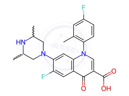 Chemical structure of Temafloxacin Impurity 71
