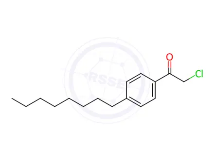 Chemical structure of 2-chloro-1-(4-octylphenyl)ethanone