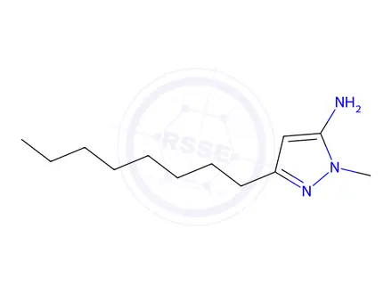 Chemical structure of 1-Methyl-3-octyl-1h-pyrazol-5-amine