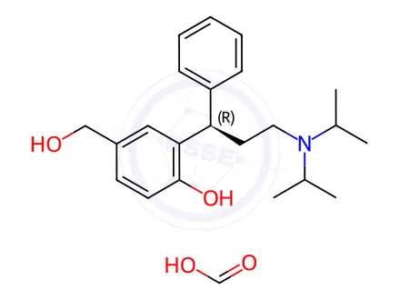 Chemical structure of (R)-5-Hydroxymethyl Tolterodine Formate
