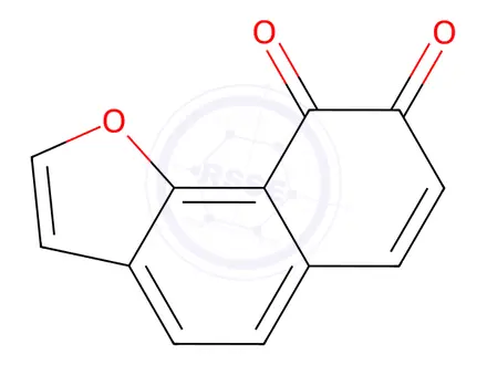 Chemical structure of naphtho(1,2-b)furan-4,5-dione