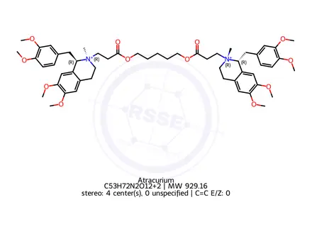 Chemical structure of Cisatracurium