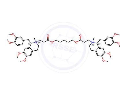Chemical structure of Atracurium trans-trans isomer