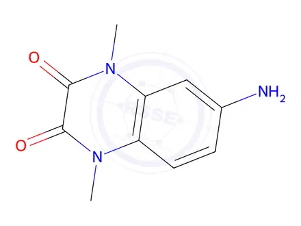 Chemical structure of 6-Amino-1,4-dimethyl-1,4-dihydroquinoxaline-2,3-dione