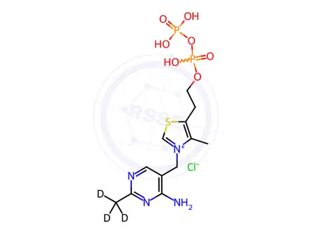 Chemical structure of Thiamine-d3 Pyrophosphate Chloride (d3-Major)