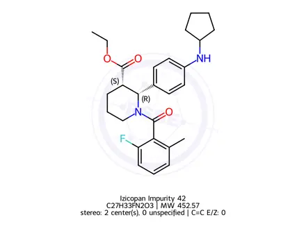Chemical structure of Izicopan Impurity 42